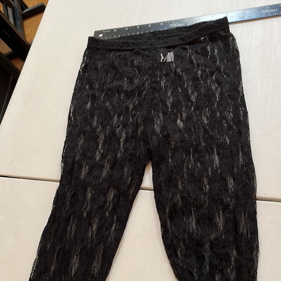 BLACK LACE footless tight NWOT
Sized at large please see Measurments - Picture 4 of 7